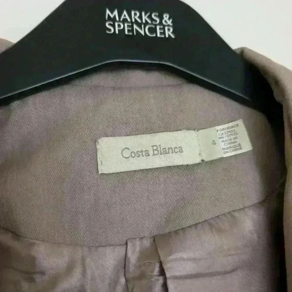 Costa  blanca short sleeved jacket size 4 small - Picture 3 of 7